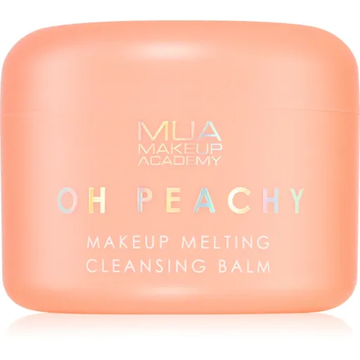 MUA Makeup Academy Oh Peachy odličovací balzam s obsahom oleja s vôňou broskyne 70 g