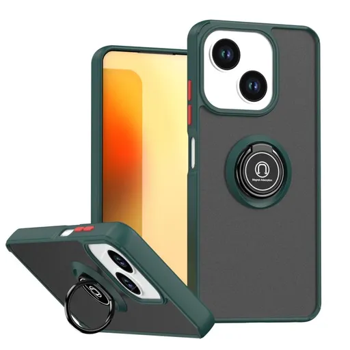 SHADOW Ochranný kryt s držiakom ZTE Blade A35e zelený