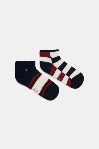 Detské ponožky Tommy Hilfiger 2-pak tmavomodrá farba, 701236327