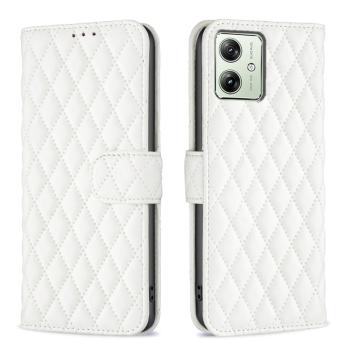 LATTICE Ochranné puzdro pre Motorola Moto G54 5G / G54 5G Power Edition biele