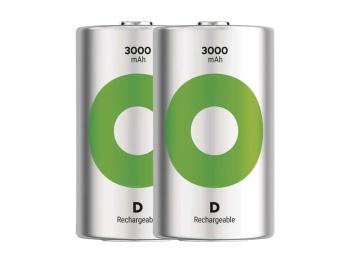 Batérie D (R20) nabíjacie 1,2V/3000mAh GP Recyko 2ks