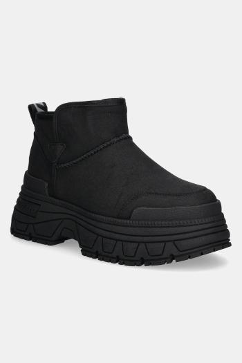 Snehule Buffalo Fusion Slip On Lo Warm čierna farba, 1270112-BLK
