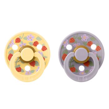 BIBS x Liberty Cumlíky z prírodného kaučuku Colour 2ks, veľkosť 1 - Pale Butter Mix