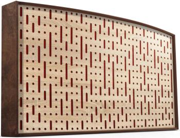 Mega Acoustic AcouStand Binary Bean Sonoma Oak/Walnut/Red Absorpčný drevený panel