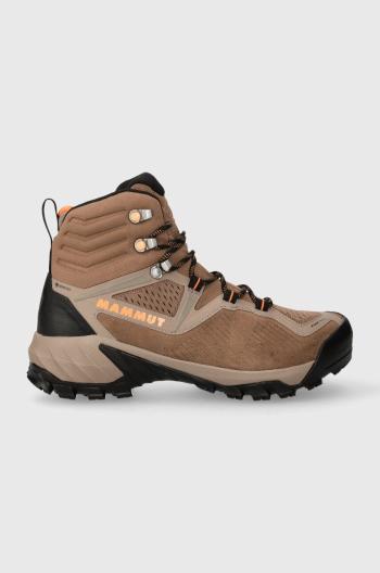 Topánky Mammut Sapuen High GTX dámske, hnedá farba