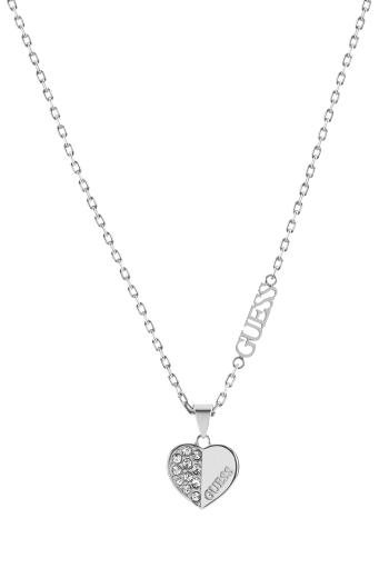 Guess Romanticcolier din oțel Lovely Guess JUBN03035JWRHT/U