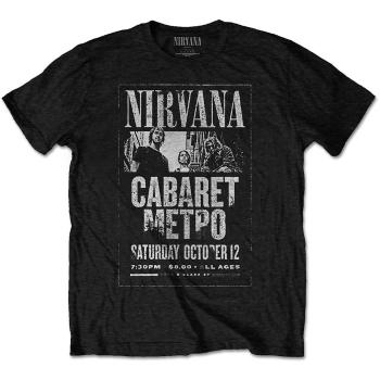 Nirvana tričko Cabaret Metro Čierna L