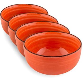 LAMART Set misiek 4 ks oranžové LT9069 HAPPY