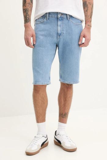 Rifľové krátke nohavice Tommy Jeans pánske, DM0DM21852