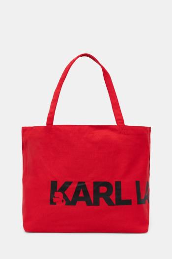 Kabelka Karl Lagerfeld červená farba, A1W50060