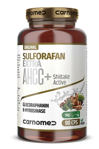 CarnoMed Sulforafan EXTRA AHCC+ 90 kapsúl