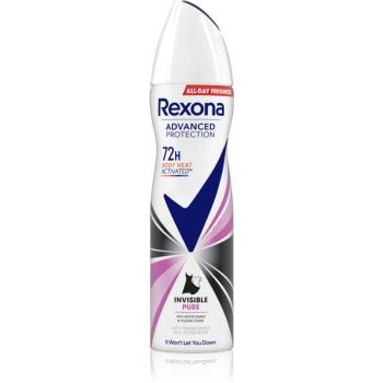 Rexona Advanced Protection Invisible Pure antiperspirant proti bílým a žlutým skvrnám 72h 150 ml