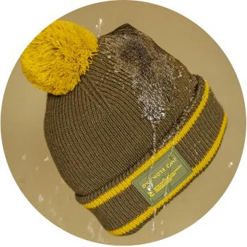 One more cast čepice the mustardo bobble hat