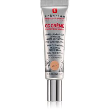 Erborian CC Crème Centella Asiatica rozjasňujúci krém pre jednotný tón pleti SPF 25 malé balenie odtieň Clair  15 ml