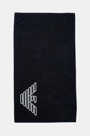 Bavlnený plážový uterák Emporio Armani Underwear tmavomodrá farba, EX000019 AF12331