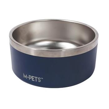 M-Pets Eskimo miska s dvojitou nerez stenou a protišmyková modrá 2 l (6953182743491)