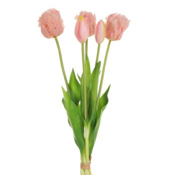 ArtFir Kytica umelých tulipánov NATU 474 | ružová 43 cm