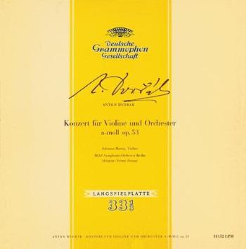 Antonín Dvořák - Concert For Violin And Orchestra (Mono) (LP)