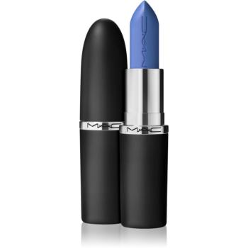 MAC Cosmetics MACximal Sleek Satin Lipstick krémový hydratačný rúž odtieň Tilted Denim 3,5 g