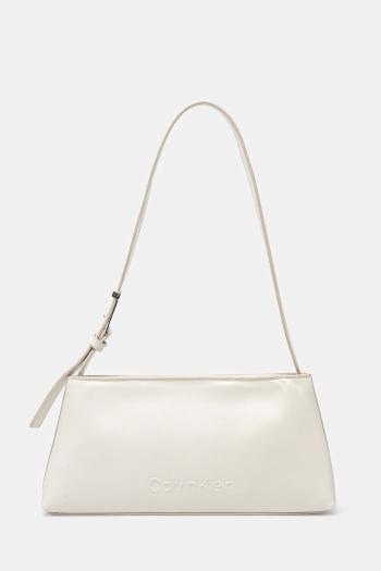 Kabelka Calvin Klein béžová farba, K60K612550