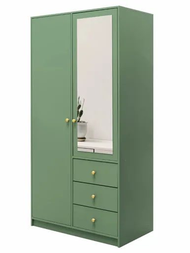 ArtStol Šatníková skriňa SIENA 2 D2 | zelená