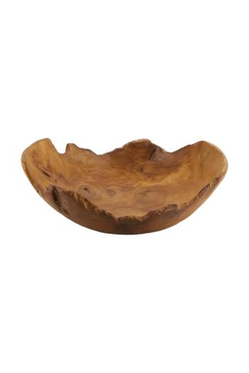 Dekoračná miska home & lifestyle 19 x 6 cm hnedá farba