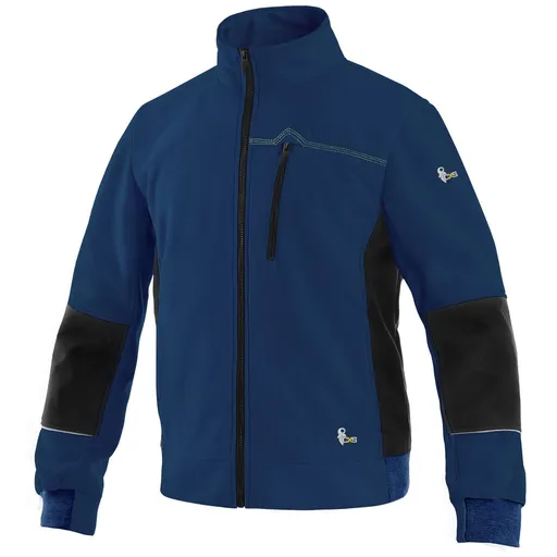 Canis (CXS) Pánska mikina na zips CXS TEXAS - Tmavomodrá / čierna | XL