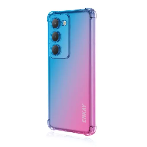 ENKAY GRADIENT Ochranný obal pre Xiaomi Redmi 15 / Redmi 15 5G BLUE-PINK