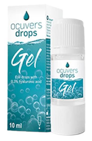 OCUVERS drops Gel - očné kvapky na báze hyaluronátu sodného 0,3%, 10 ml