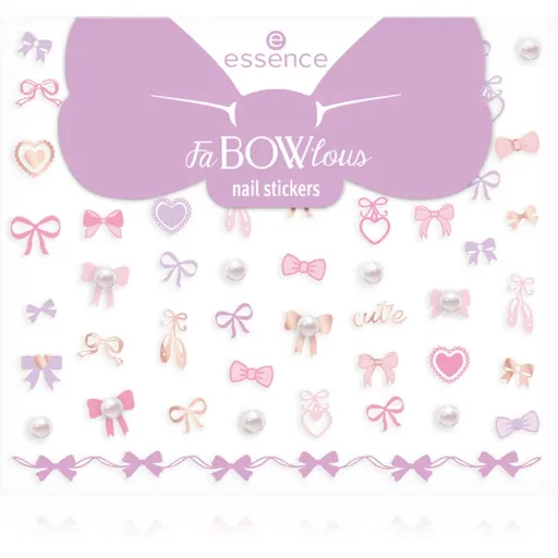 essence FaBOWlous nálepky na nechty 61 ks