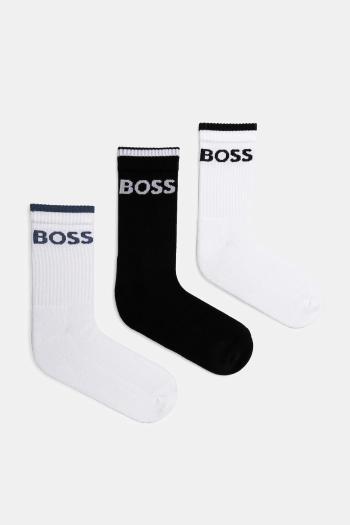 Ponožky BOSS 6-pak pánske, čierna farba, 50510168