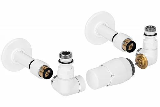 HOPA - CLASSIC-SET, rohový ventil (Z2) - Farba - Biela, Variant - Pravá RDCLASSICSETRW