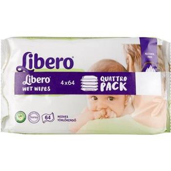 Libero Wet Wipes Aloe & Camomile Quattro Pack 4× 64 ks (7322541133003)