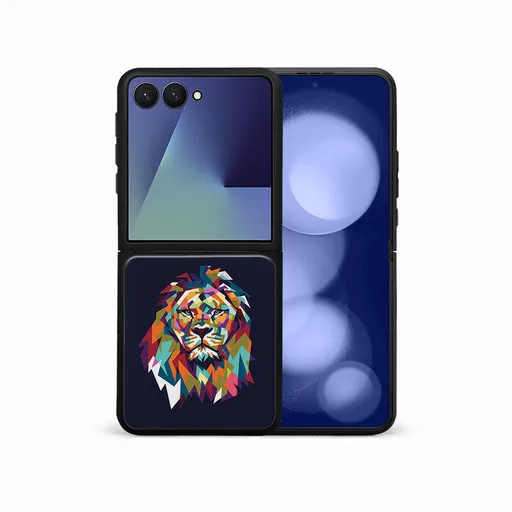 MY ART Ochranný kryt pre Samsung Galaxy Z Flip7 5G LION (246)