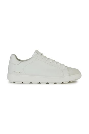 Kožené tenisky Geox U SPHERICA ECUB-1 C biela farba, U45GPC 08522 C1352