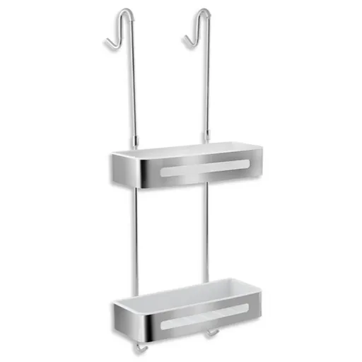 Novaservis Yacore polička biela/chróm 65575.4