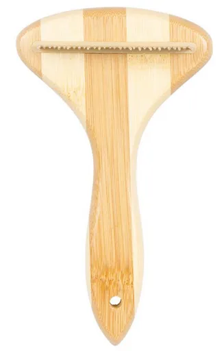 Hrebeň DUVO+ hrable 16 zubov bambus 17x10cm