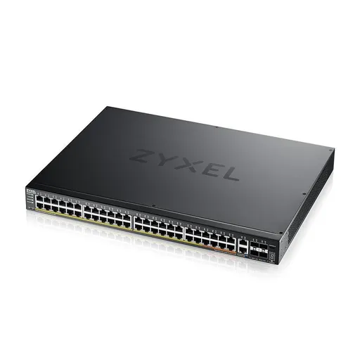Zyxel XGS2220-54FP, L3 Access Switch, 960W PoE, 40xPoE+/10xPoE++, 48x1G RJ45 2x10mG RJ45, 4x10G SFP+ Uplink, incl.