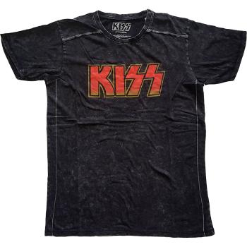 Kiss tričko Classic Logo Čierna XL