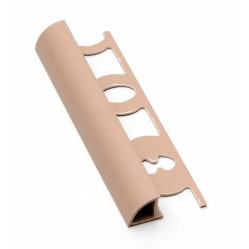 Lišta ukončovací "oblá" Profil-EU, PVC, dĺžka 250 cm, výška hrany 10 mm, L10250SKK