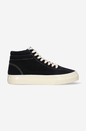 Semišové tenisky Stepney Workers Club Varden Suede čierna farba, YB02015