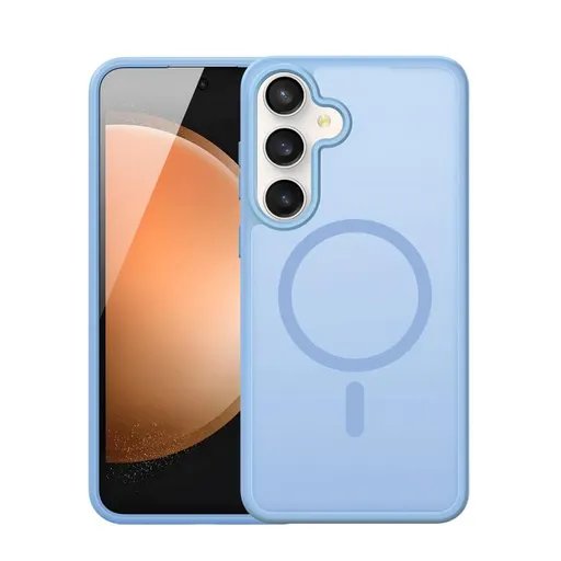 DUX YIND Ochranný obal s MagSafe pre Samsung Galaxy S25 FE modrý