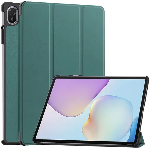 LEATHER Zaklápací kryt pre Huawei MatePad 11.5 2025 zelený