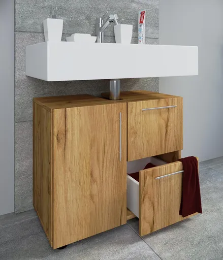 VCM Skříňka pod umyvadlo Flandu, dub medový