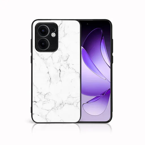 MY ART Ochranný kryt pre Oppo Reno13 F 5G / Reno13 FS 5G WHITE MARBLE (144)