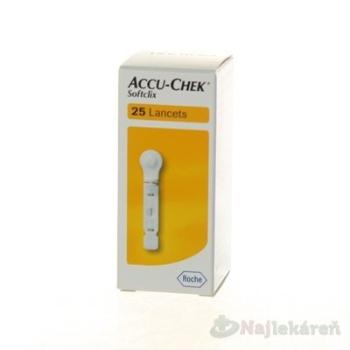 Accu Chek Softclix lancet 25 ks