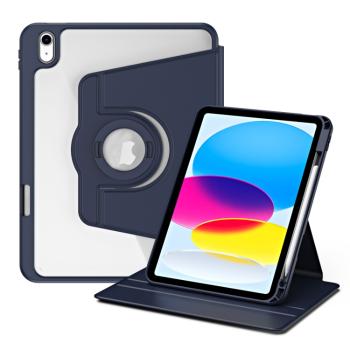 CRYSTAL FLEXI 2v1 Zaklápacie puzdro pre Apple iPad 2025 / iPad 2022 tmavomodré