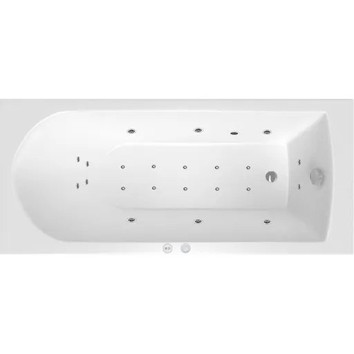 Masážna vaňa SIKO Savero 160x75 cm MEDIUM akrylát pravá SIKOHMMSAV160P