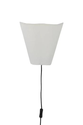Nástenná lampa Bloomingville Janese biela farba
