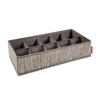 Tescoma FANCY HOME zokni és fehérnemű szervező , 40 x 18 x 10 cm, cappuccino, barna, S